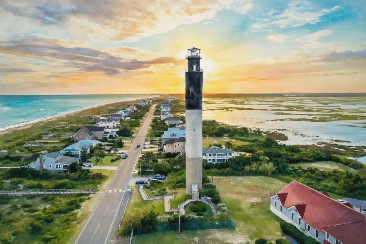 OAK ISLAND LIGHTHOUSE