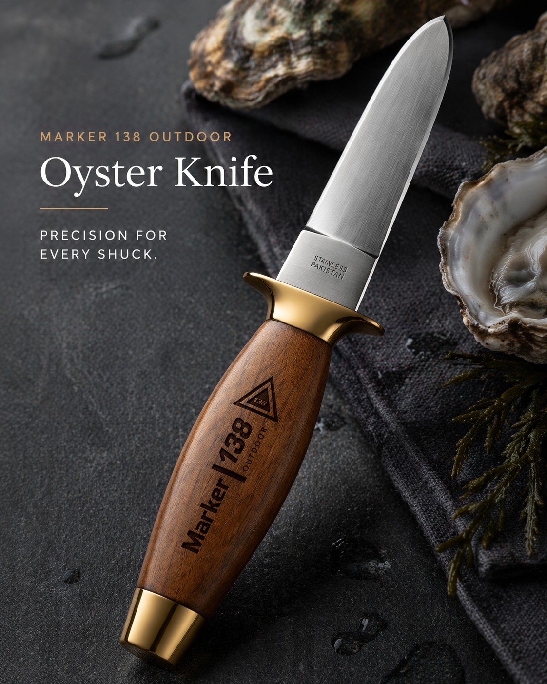 Oyster knives - Set of Four